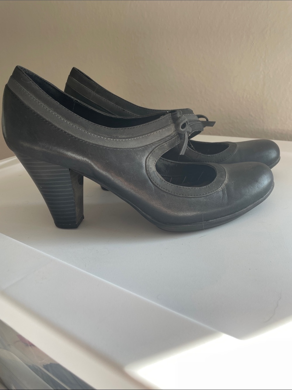 Classic Black Mary Jane Heels